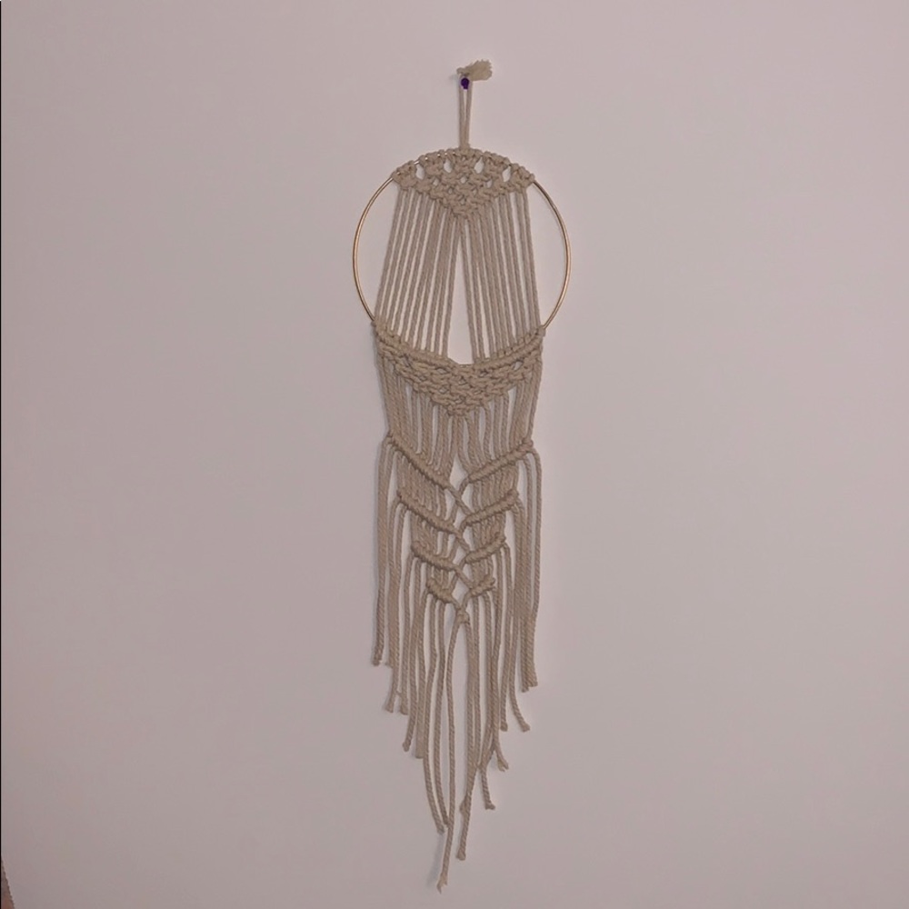 Handmade macrame wall hanging
